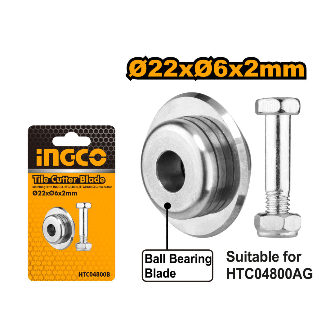 INGCO Tile Cutter Blade, 22x10.5x2mm
