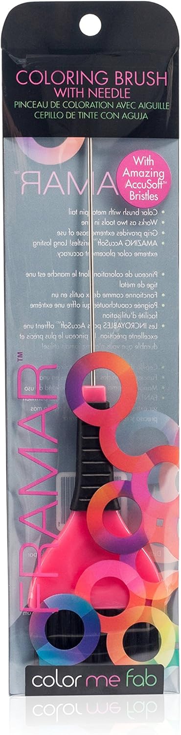 Framar Pin Tail Color Brush, Pink