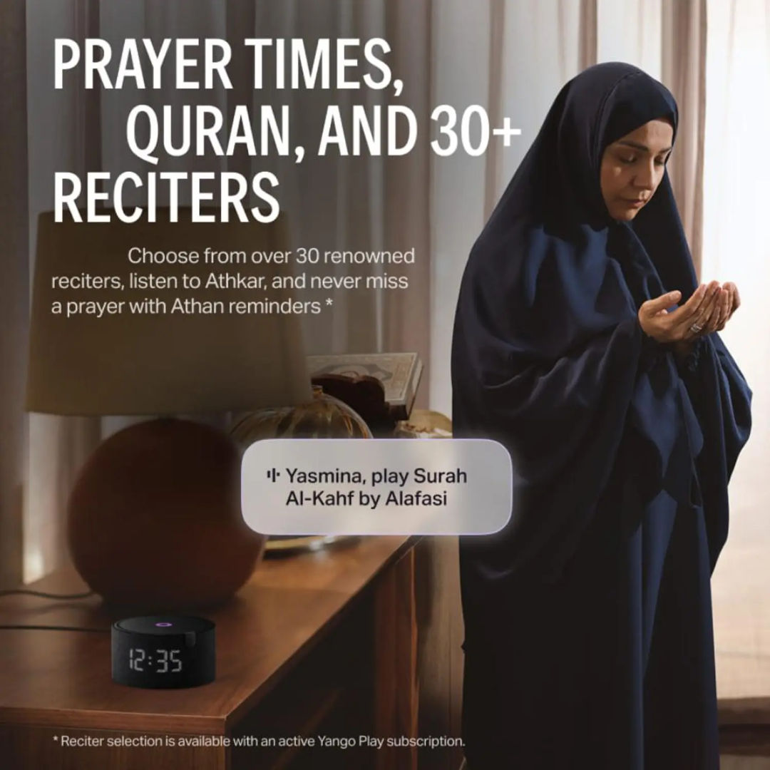 Yasmina Mini AI Smart Wi-Fi Bluetooth Speaker