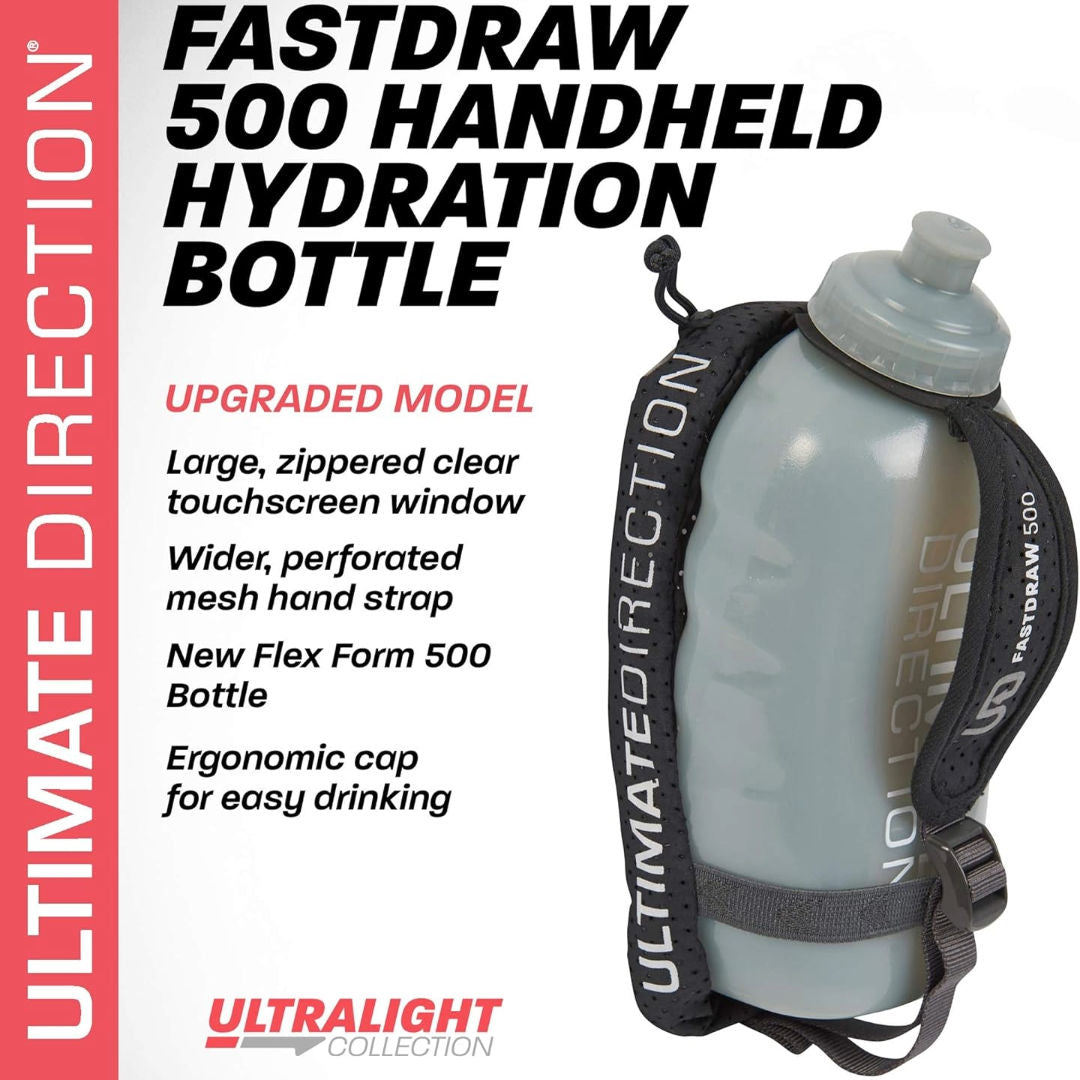 Ultimate Direction Fastdraw 500 Handheld Bottle, Onyx