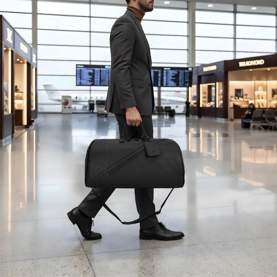 Levelo CarryAll PU Leather Duffle Bag