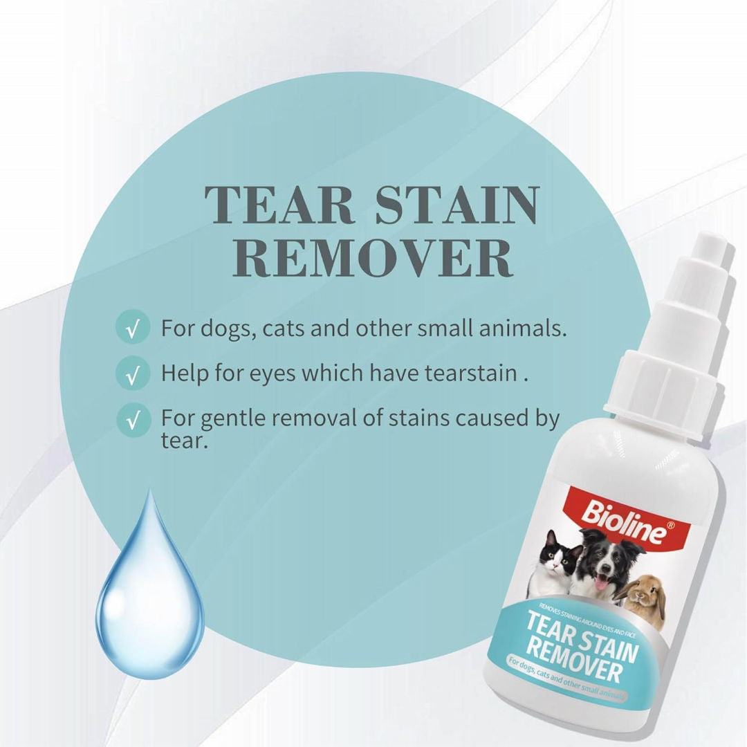 Bioline Tearstain Remover, Volume 50ml