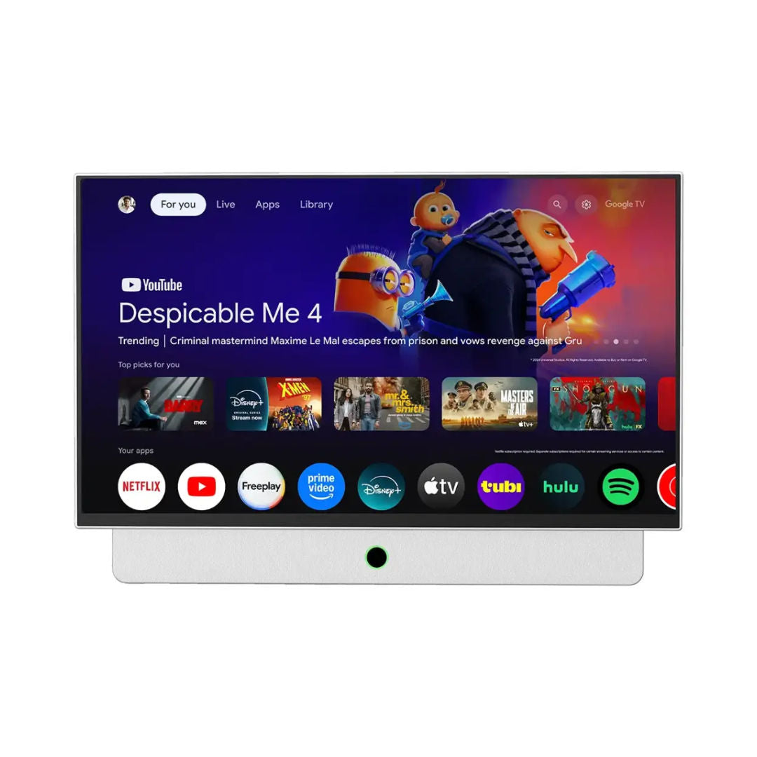 Powerology Portable FHD Smart TV 27", White