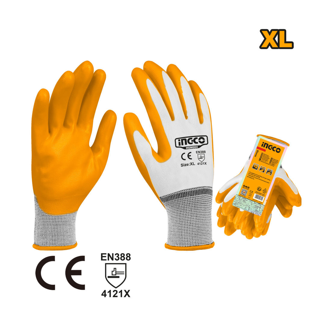 INGCO Nitrile Gloves, XL