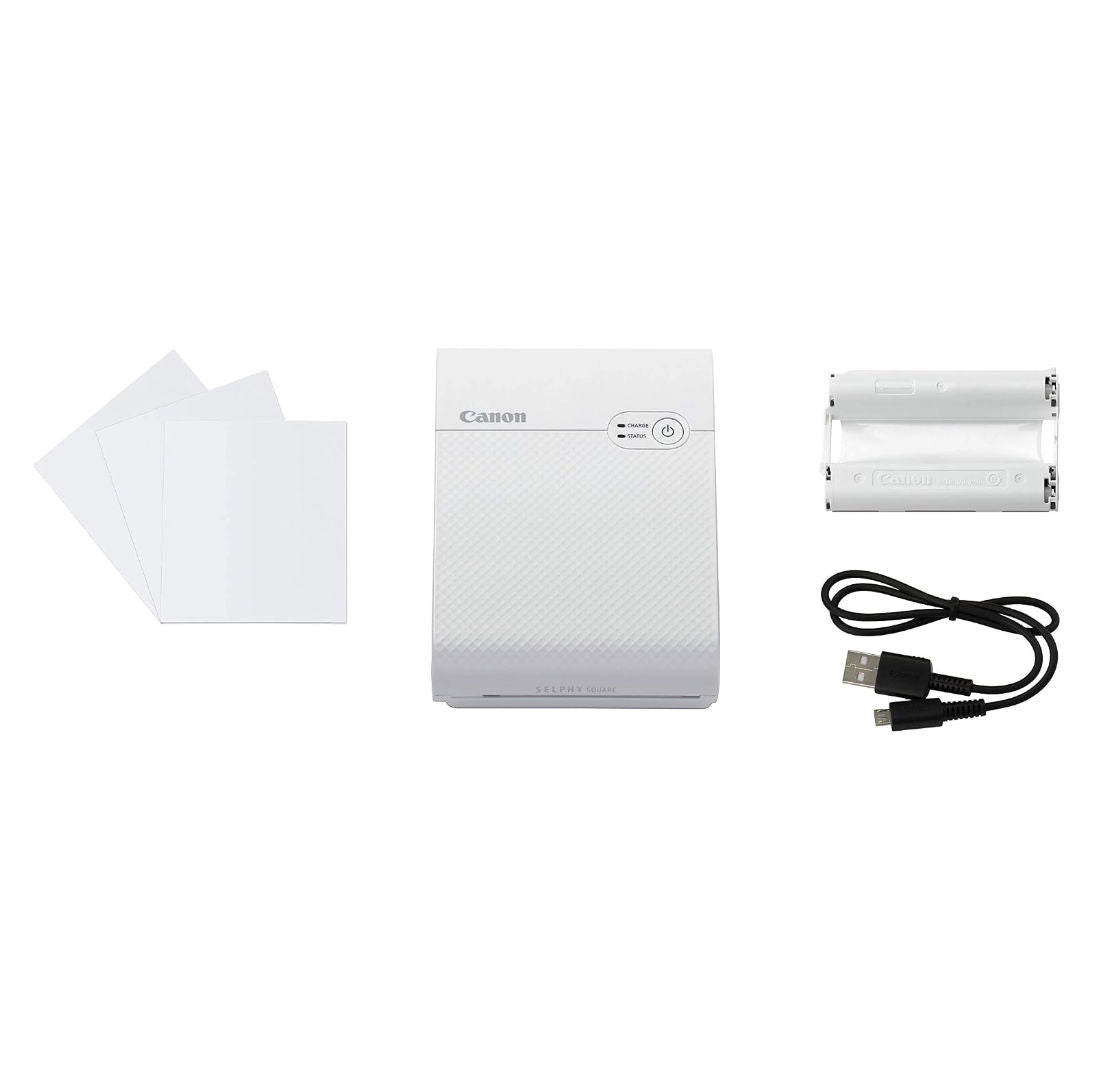 Canon SELPHY Square QX10 Compact Photo Printer, White