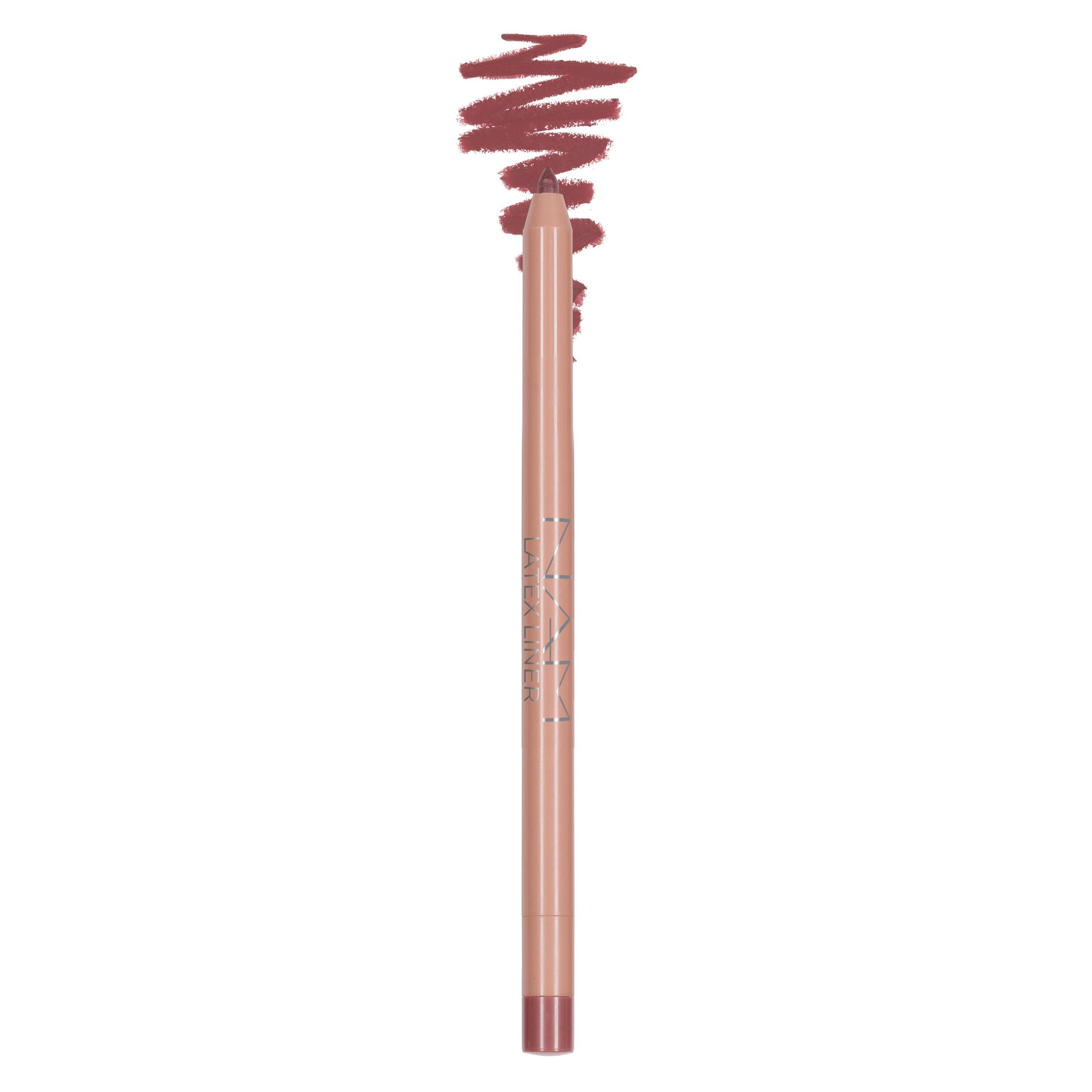 NAM Latex Liner Lip Pencil, Smooth, Long-Lasting Lip Liner with Matte Finish