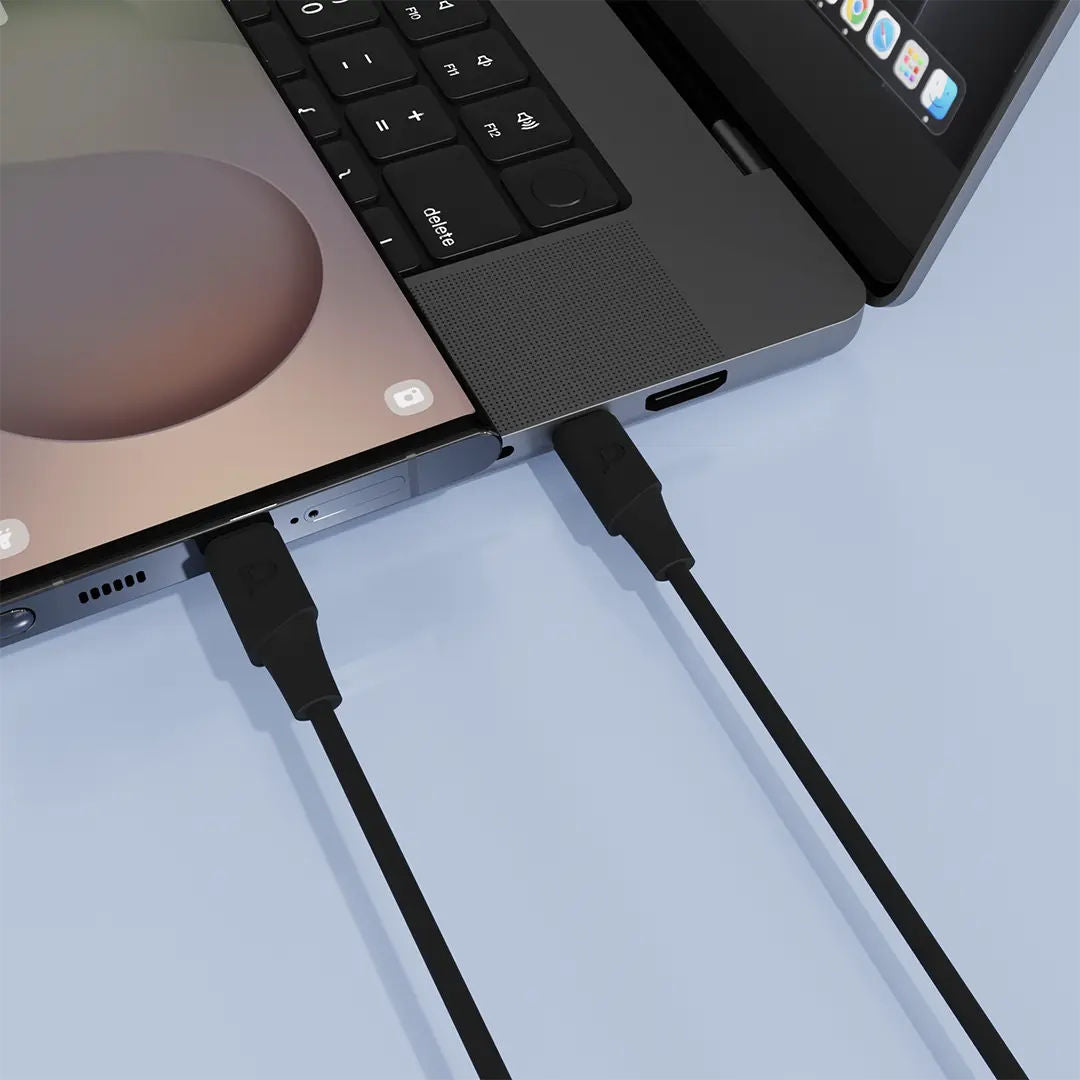 Powerology Power Sync Flex USB-C TO USB-C Cable, PD 60W, 1.2M