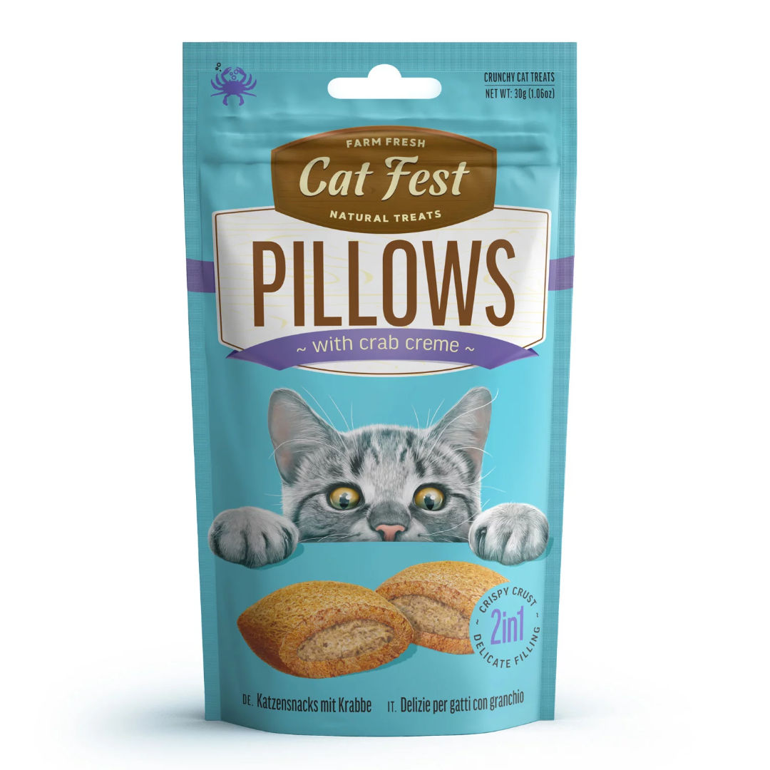 Cat Fest Nature Treats Pillows, 30gm