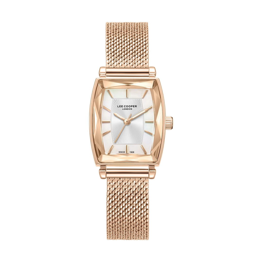 Lee Cooper Women's Mesh Super Metal Watch, LC08404 Series
