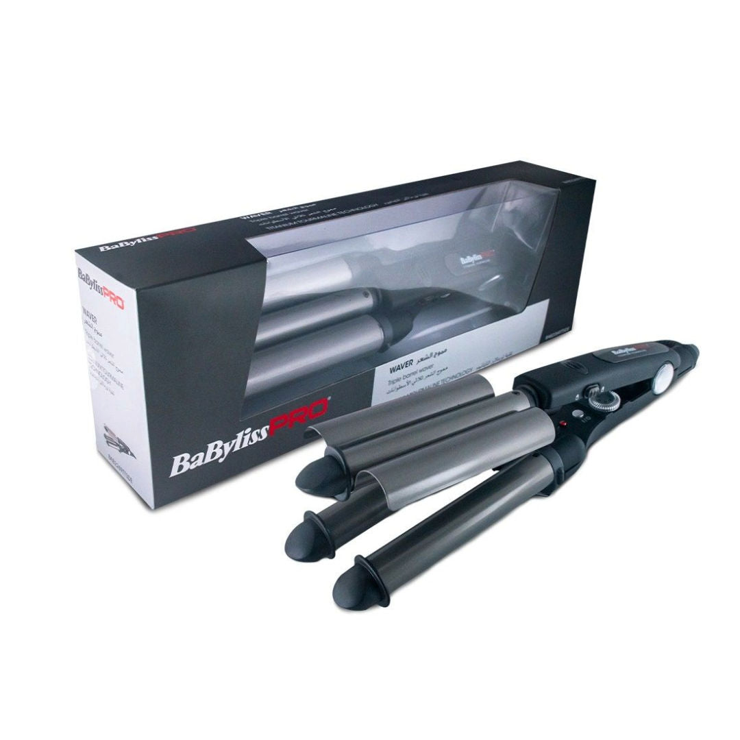 BaByliss Pro Triple Barrel Waver Large, 19 & 22mm