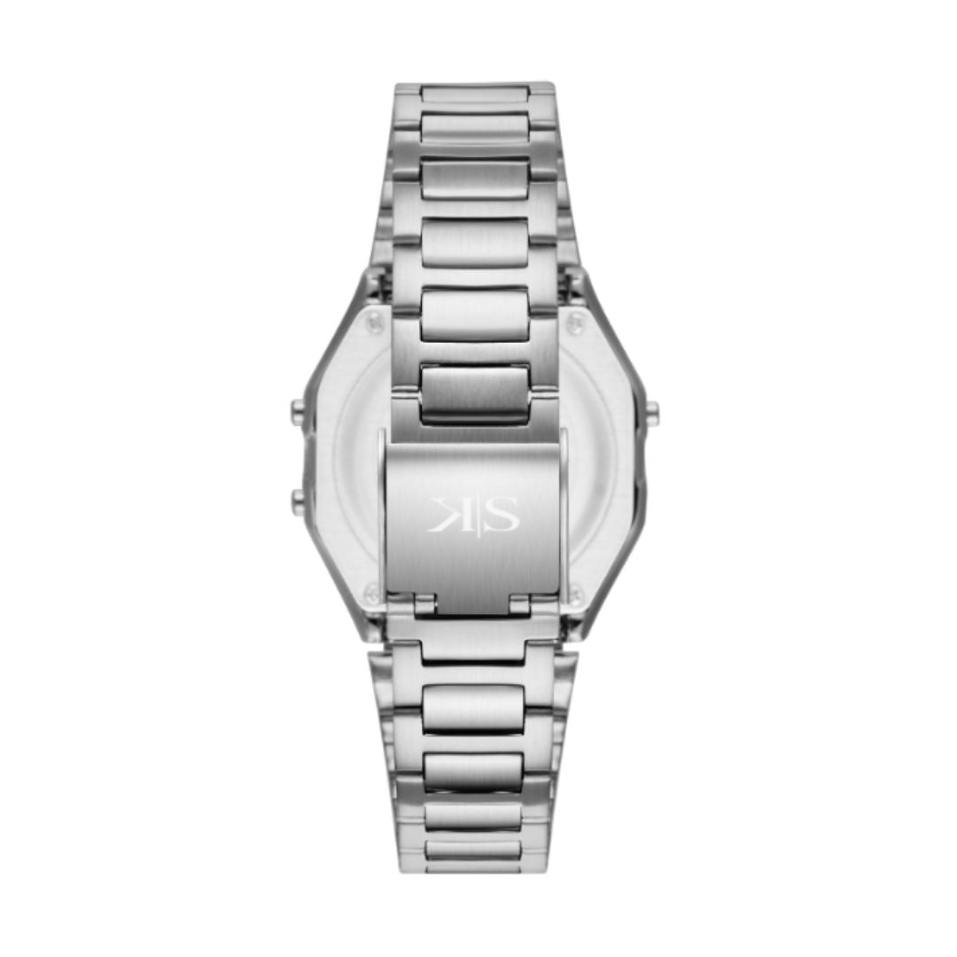 Kenneth Scott Men’s Digital Stainless Steel Watch, K25206 Series