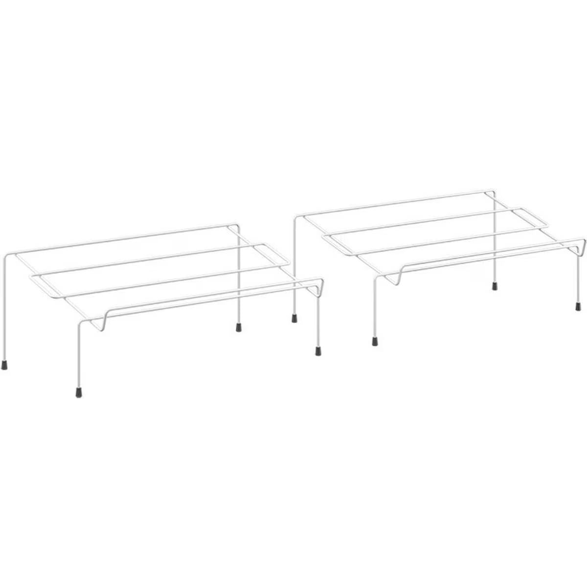 Metaltex Cipok 2 Double Level Shoe Organizer,  Set Of 2