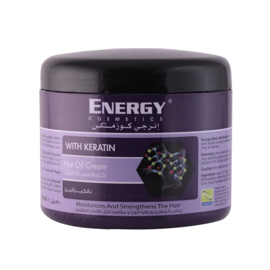 Energy Cosmetics Keratin Hot Oil Hair Cream