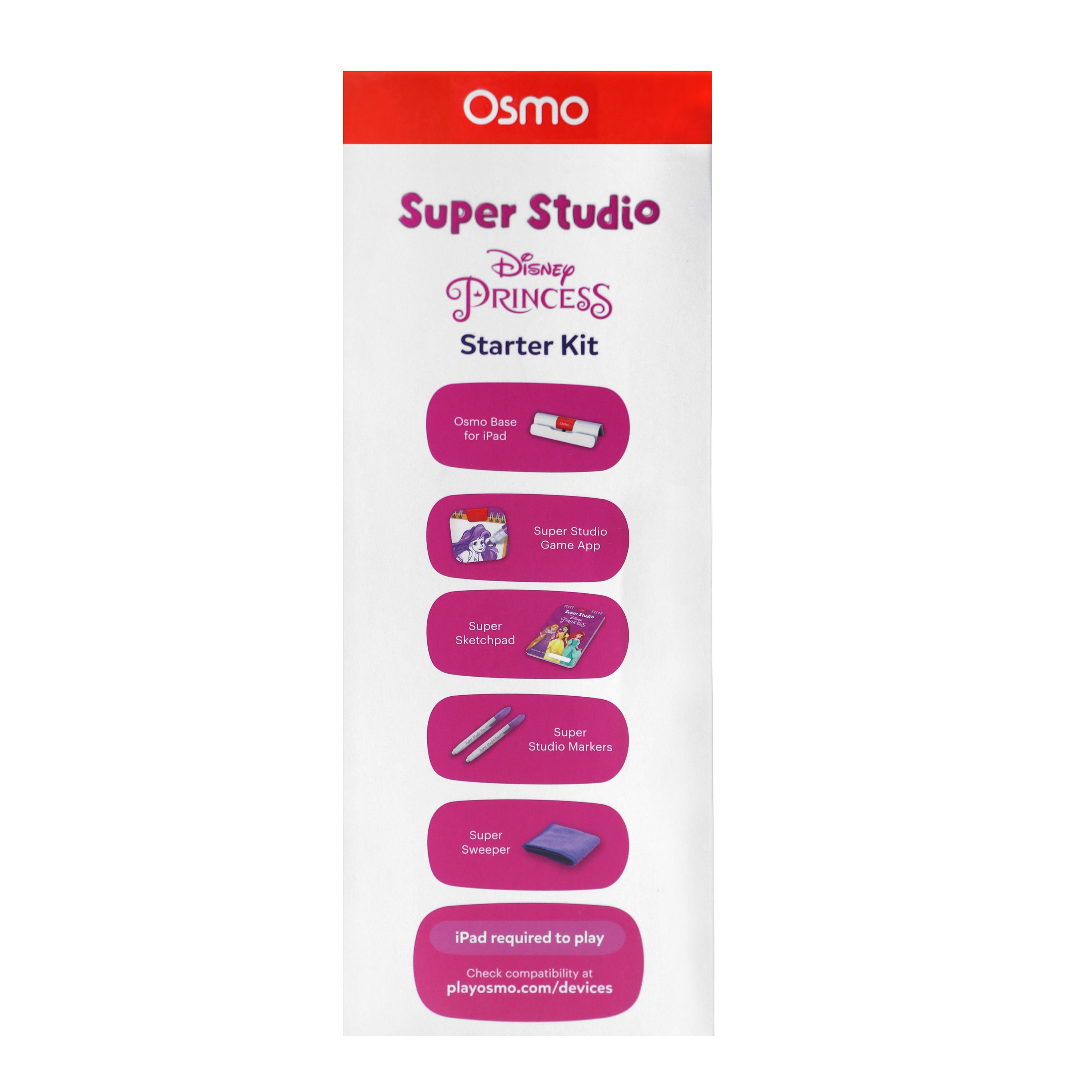 Osmo Super Studio Disney Princess Starter Kit for iPad, Model 901-00029