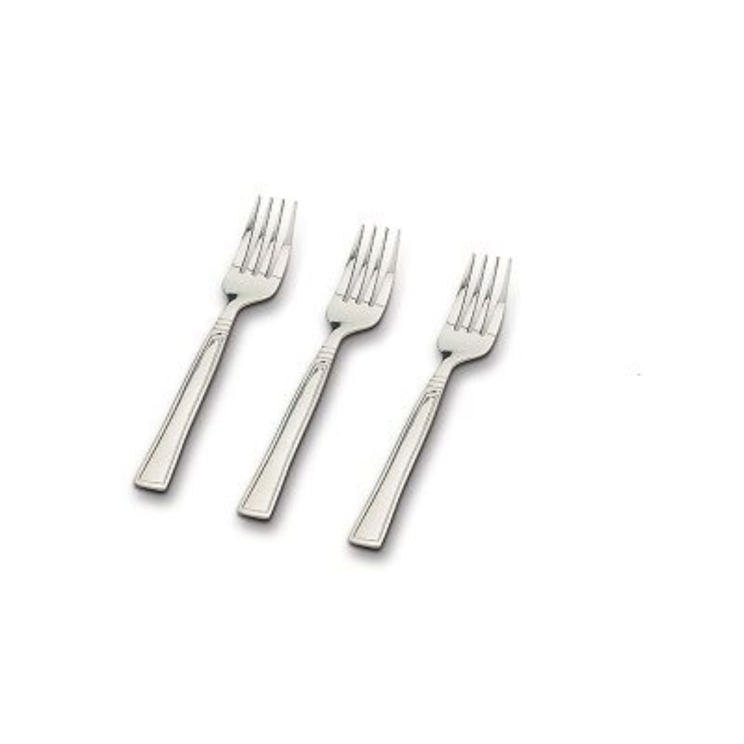 NAVA Acer Stainless Steel Dinner Fork Set, Pack of 3