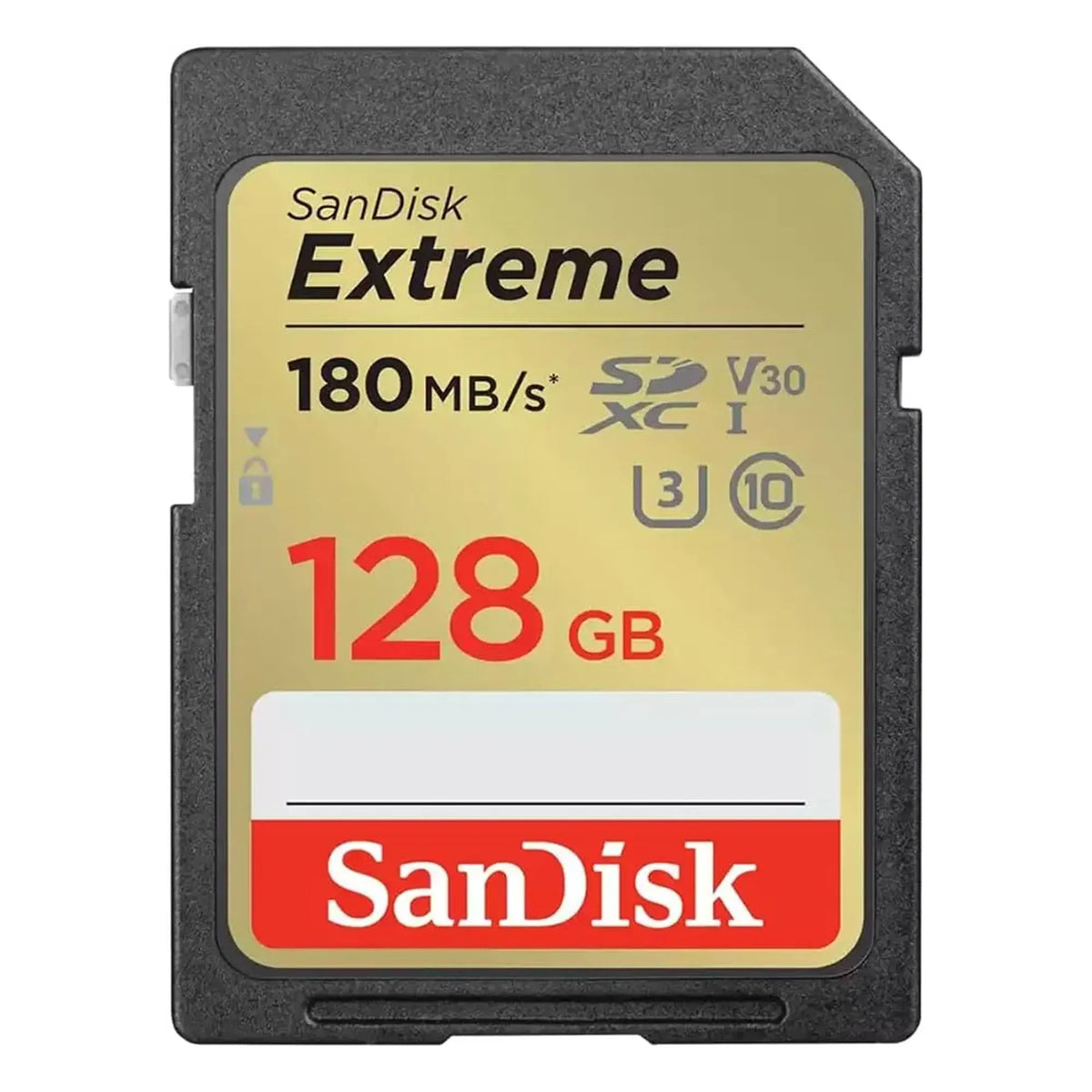 SanDisk Extreme 128GB SDXC UHS-I Memory Card, Up to 180MB/s Read, V30, U3, SDSDXVA-128G-GNCIN