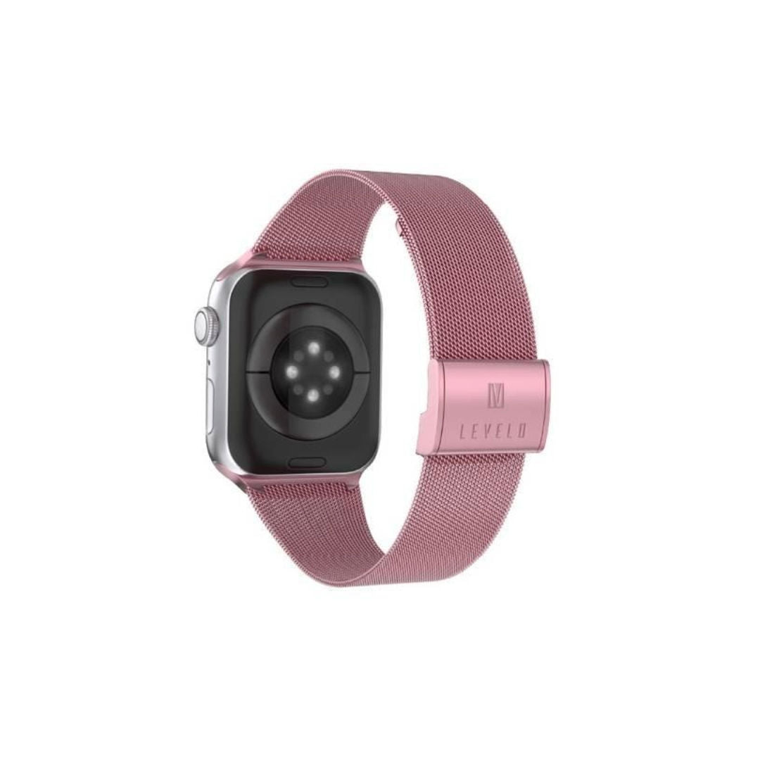 Levelo Double Milanese Watch Strap For Apple Watch, 42/44/45 mm