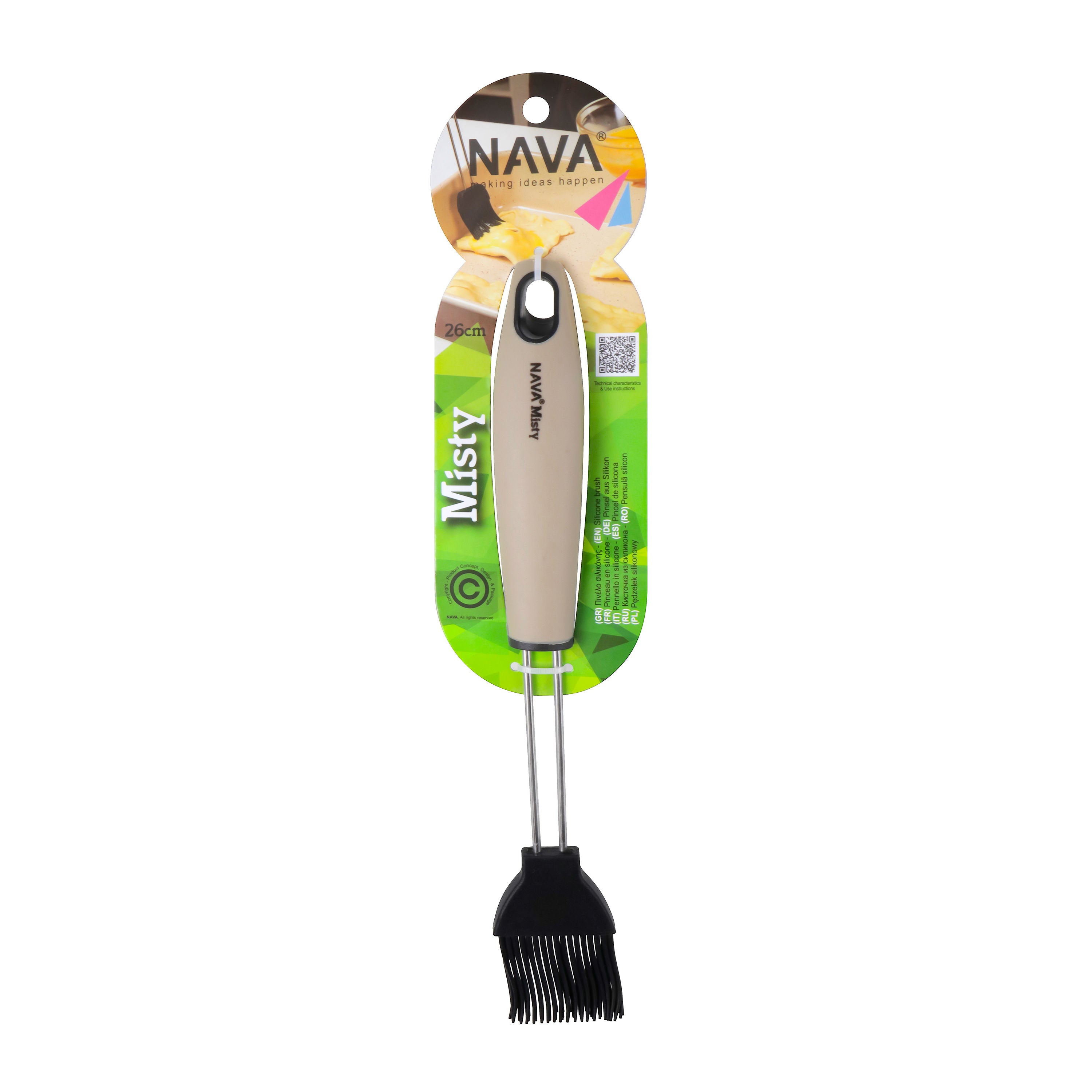 NAVA Silicone Brush Misty, 26cm