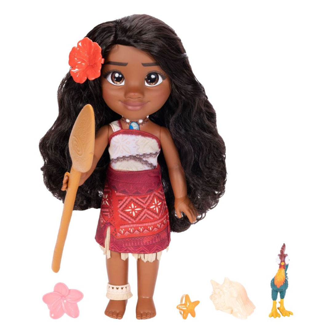 Disney Moana 2 My Singing Friend Moana Doll & Heihei Figure Playset