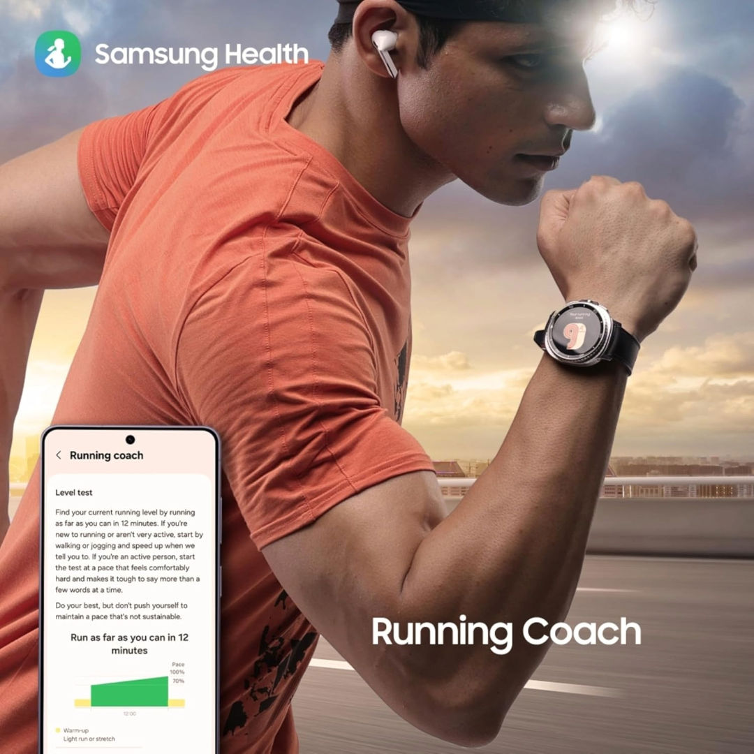 Samsung Galaxy Watch8 Classic LTE 46mm Smartwatch, Black, 64GB, 5ATM