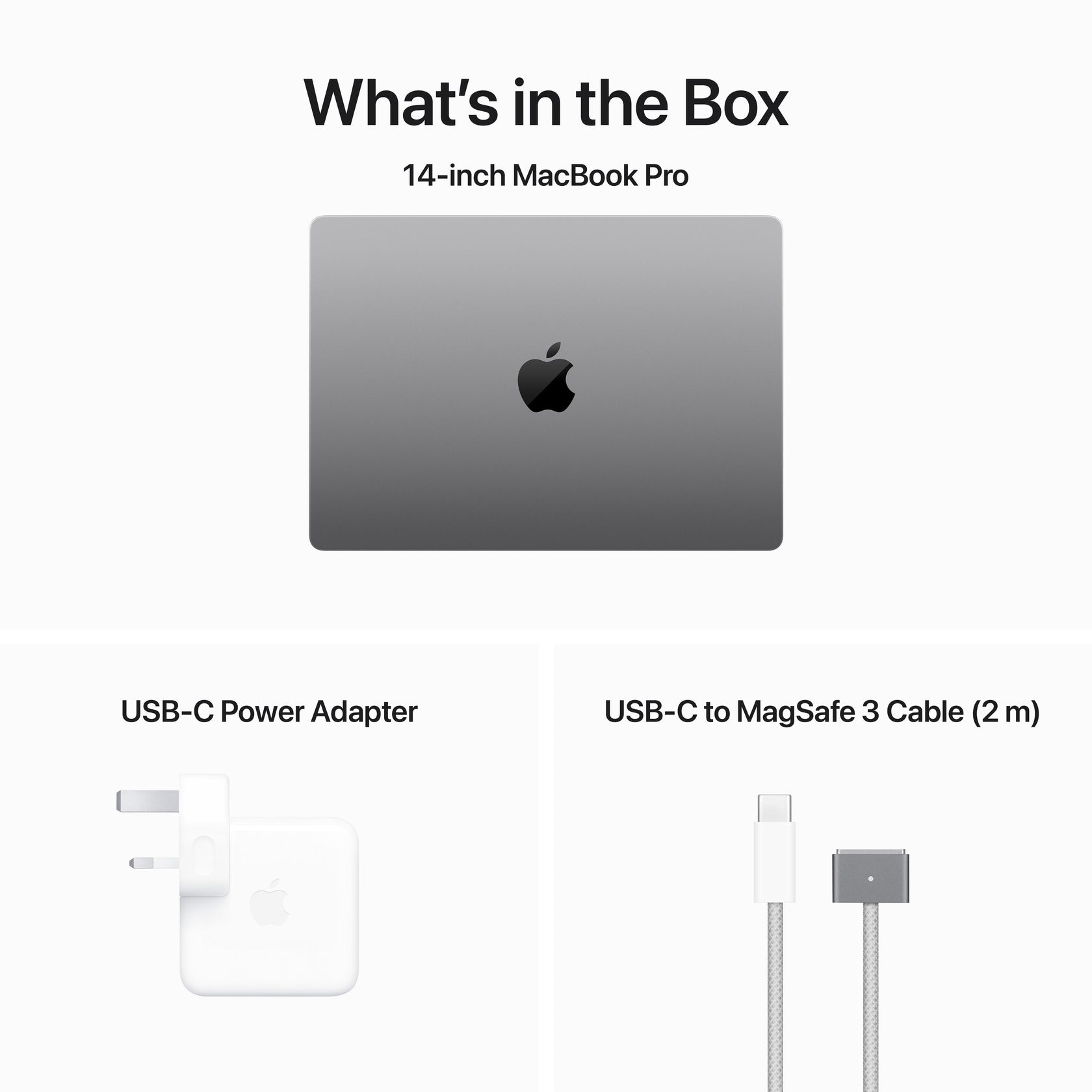 Apple MacBook Pro 14-inch M3 Chip, 8-Core CPU, 10-Core GPU, 512GB SSD, MTL73AB/A, Space Grey, Arabic & English Keyboard