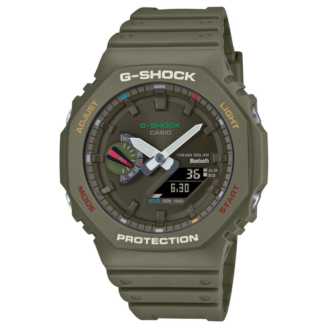 ساعة كاسيو G-SHOCK GA-B2100 ذات الشاشة التناظرية والرقمية