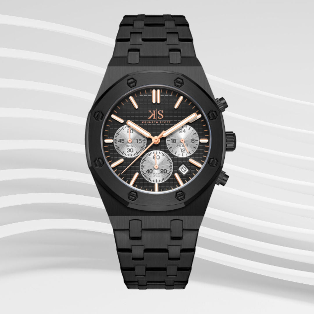 Kenneth Scott Men’s Multi-Function Analog Watch, K24112 Series