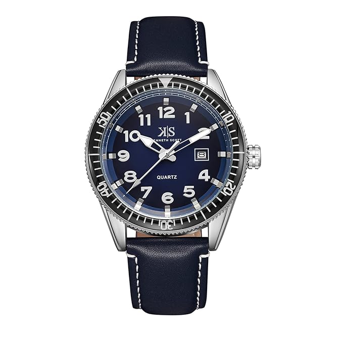 Kenneth Scott Men's Analog Watch Collection, K23028 Series