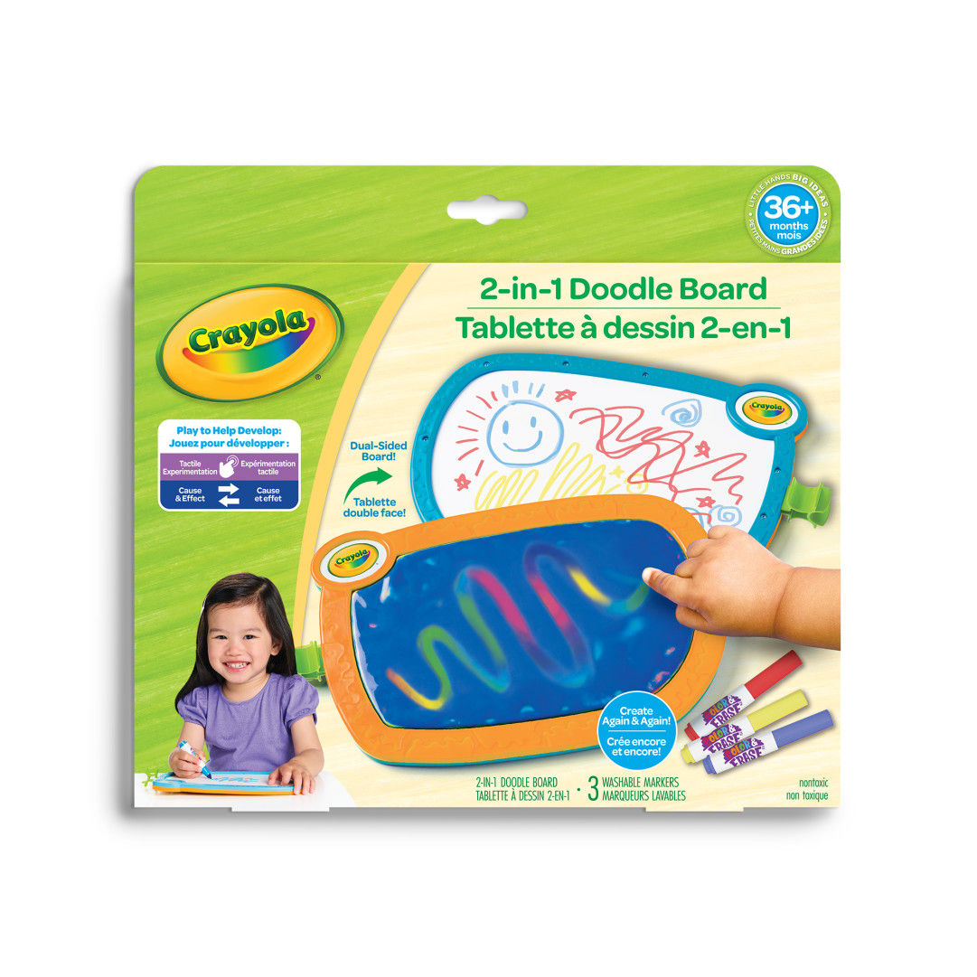 Crayola Creative Play 2-In-1 Double Doodle Board
