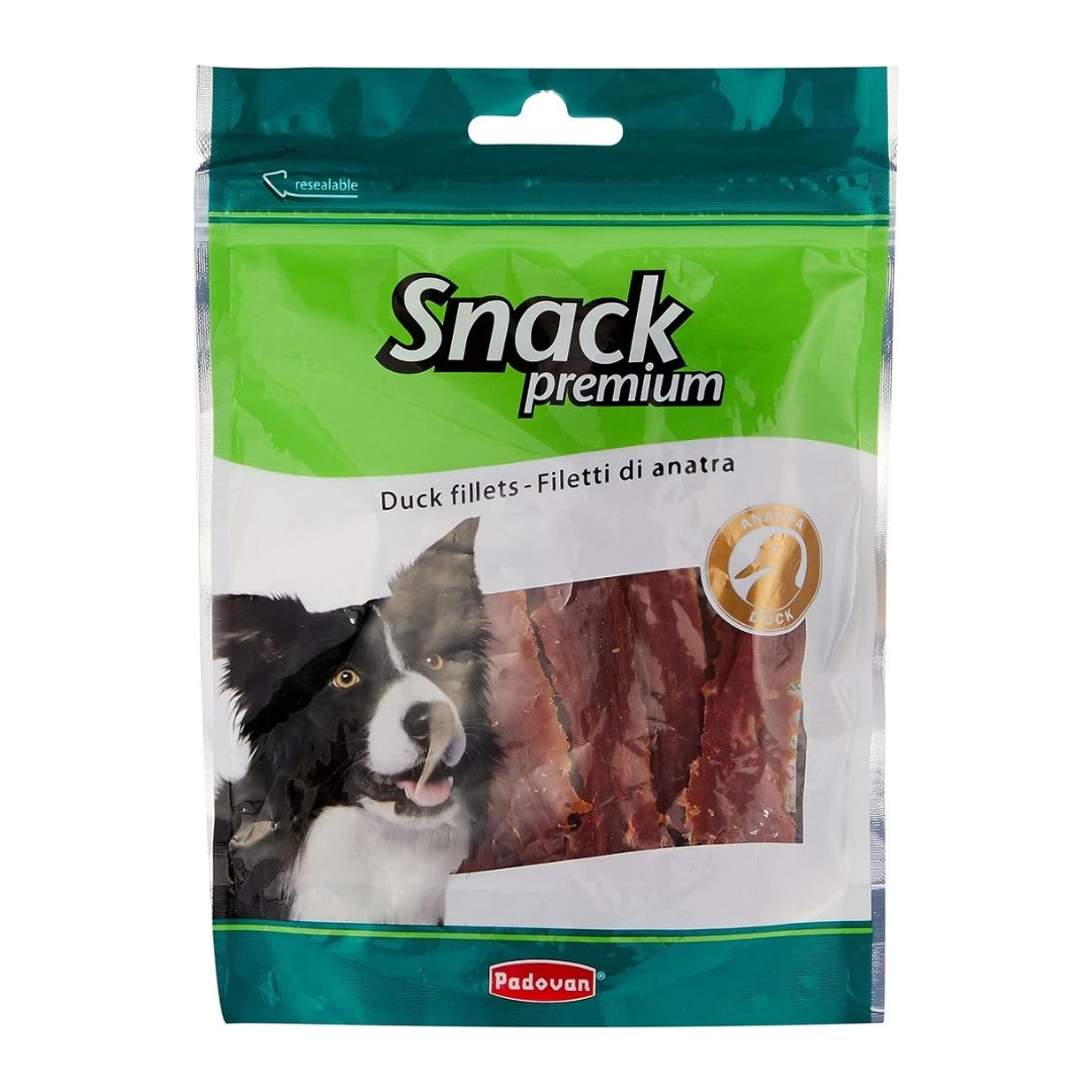 Padovan Dog Snack Duck Fillets, 100gm