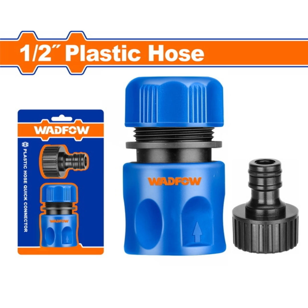 WADFOW Hose Quick Connectors Set, 1/2" Plastic Quick Connector