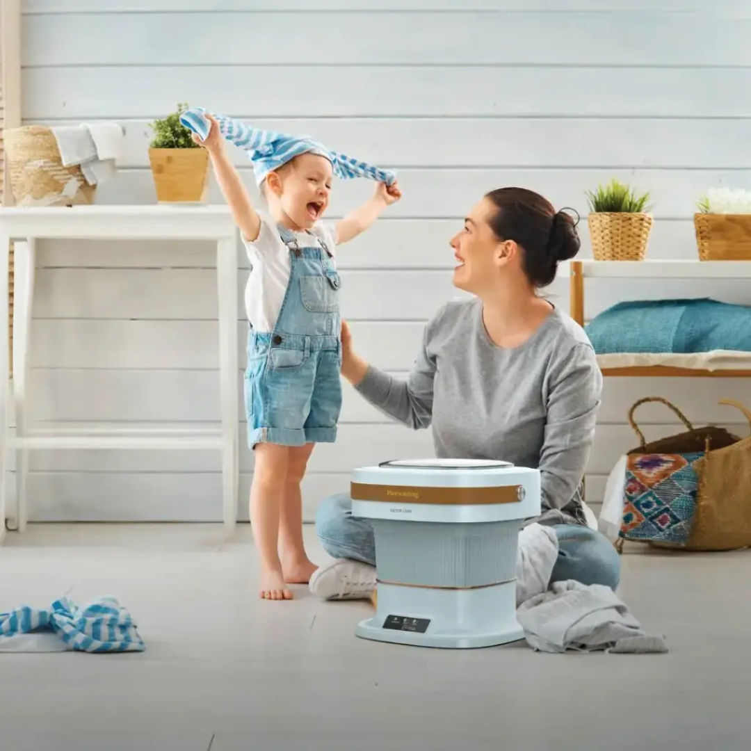 Green Lion Portable 6L Washing Machine, Blue