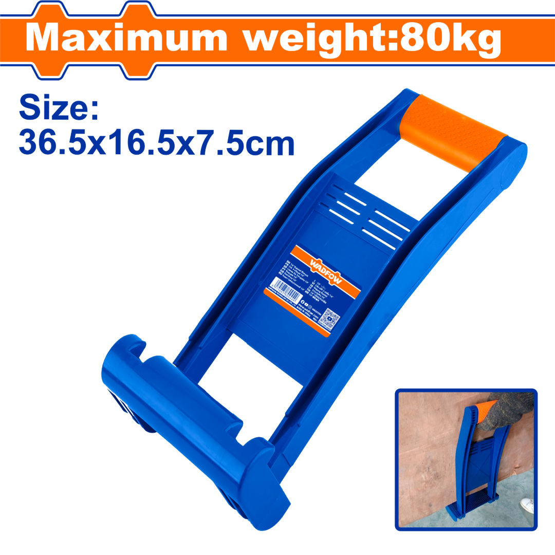 WADFOW Panel Carrier, Abs+Tpr, 36.5×16.5×7.5 cm, Max Load 80 kg, Max Width 3.5cm, For Wood, Gypsum