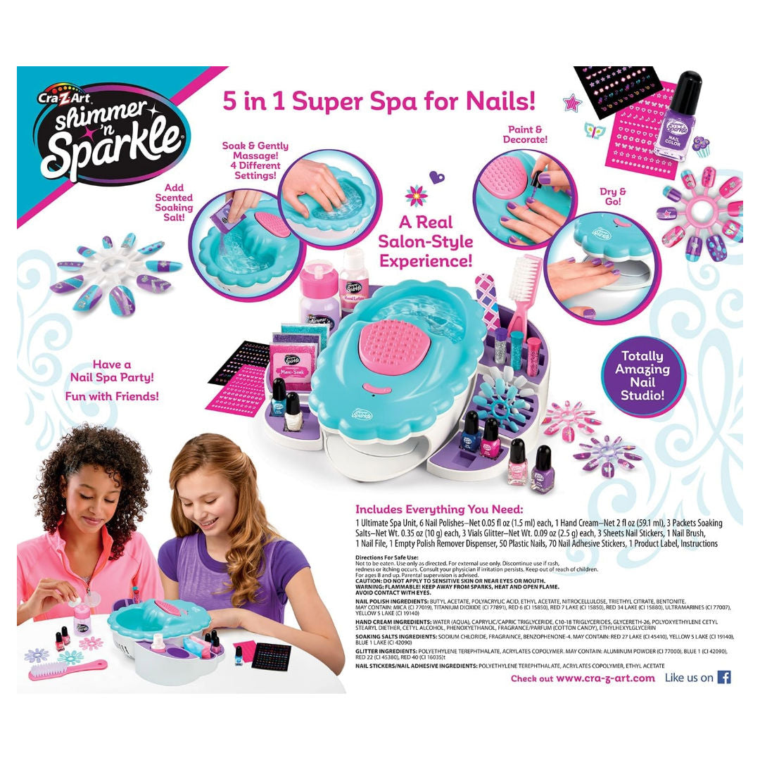 Cra-Z-Art Shimmer n Sparkle Ultimate Nail Spa Kit