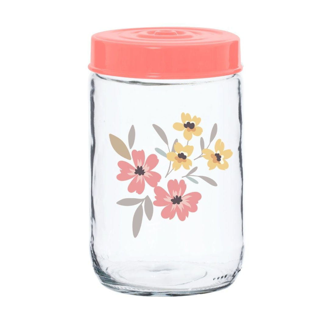 Herevin Glass Canister With Plastic Lid