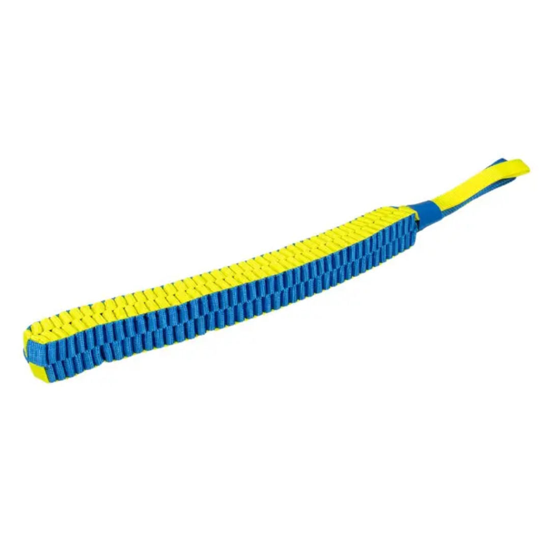 Duvo+ Supa' Nylon Tug Stick, S - 30x30cm, Blue/Yellow