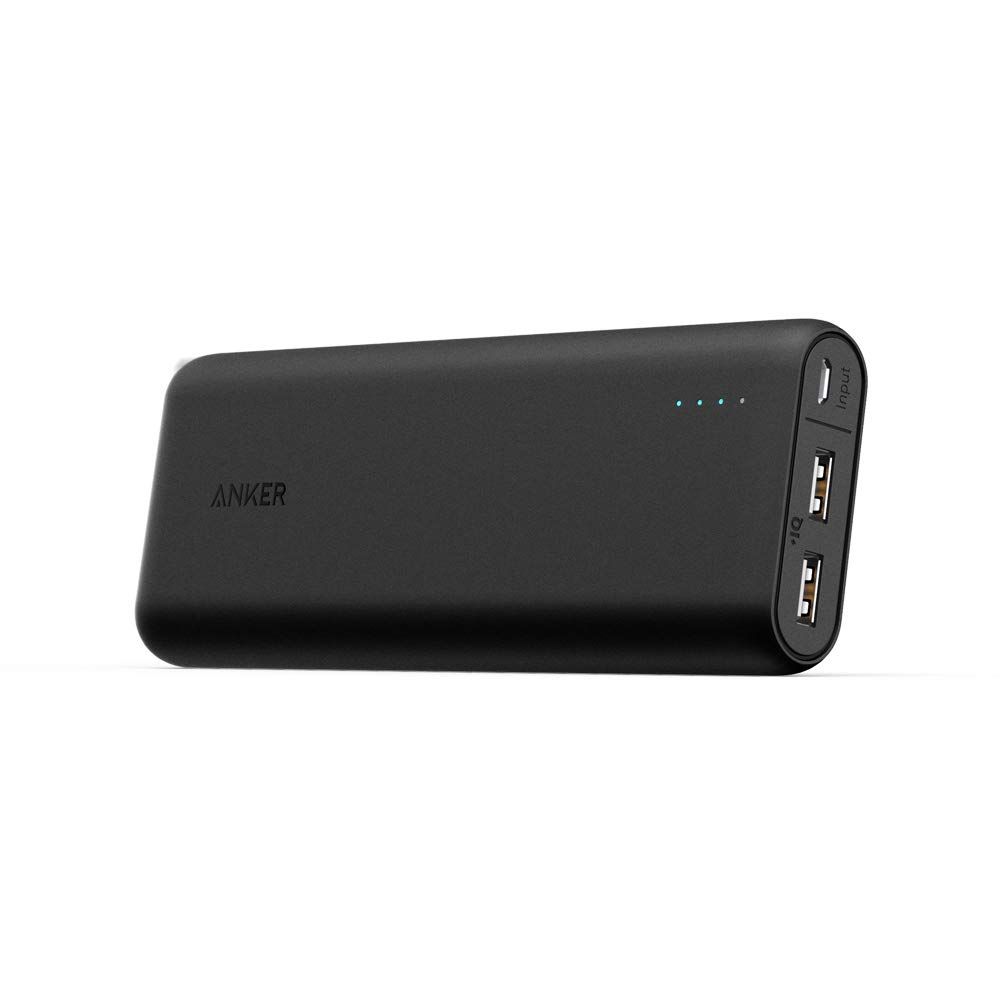 Anker PowerCore 15600mAh Power Bank with Dual USB Output, PowerIQ Fast Charging & 4.8A Output