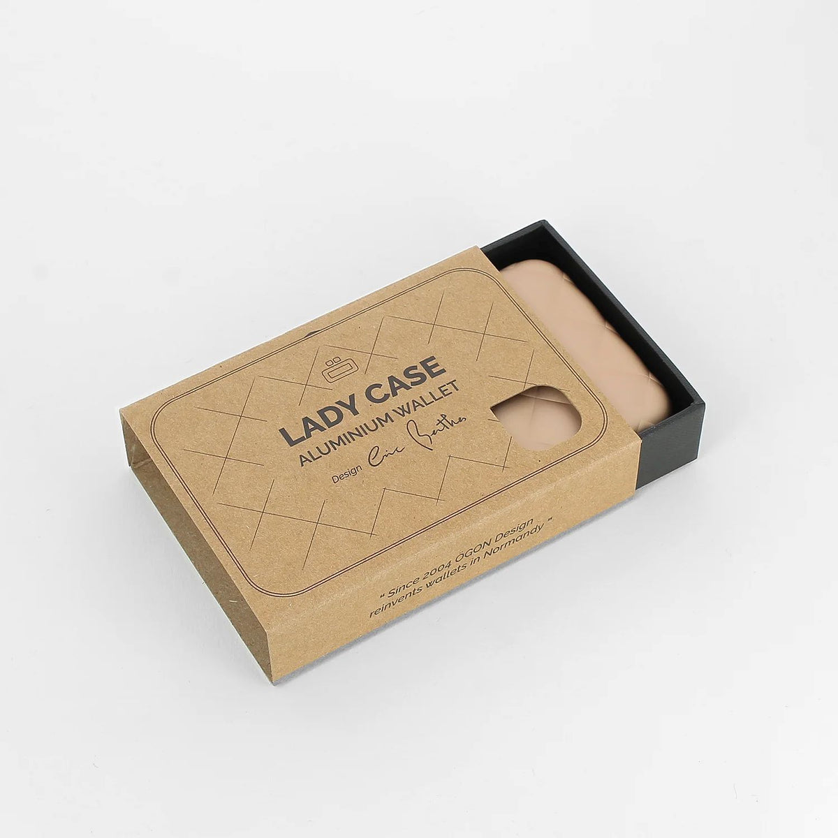 Ogon Helsinki Ladies Wallet Small Case Card Holder, Rose Gold