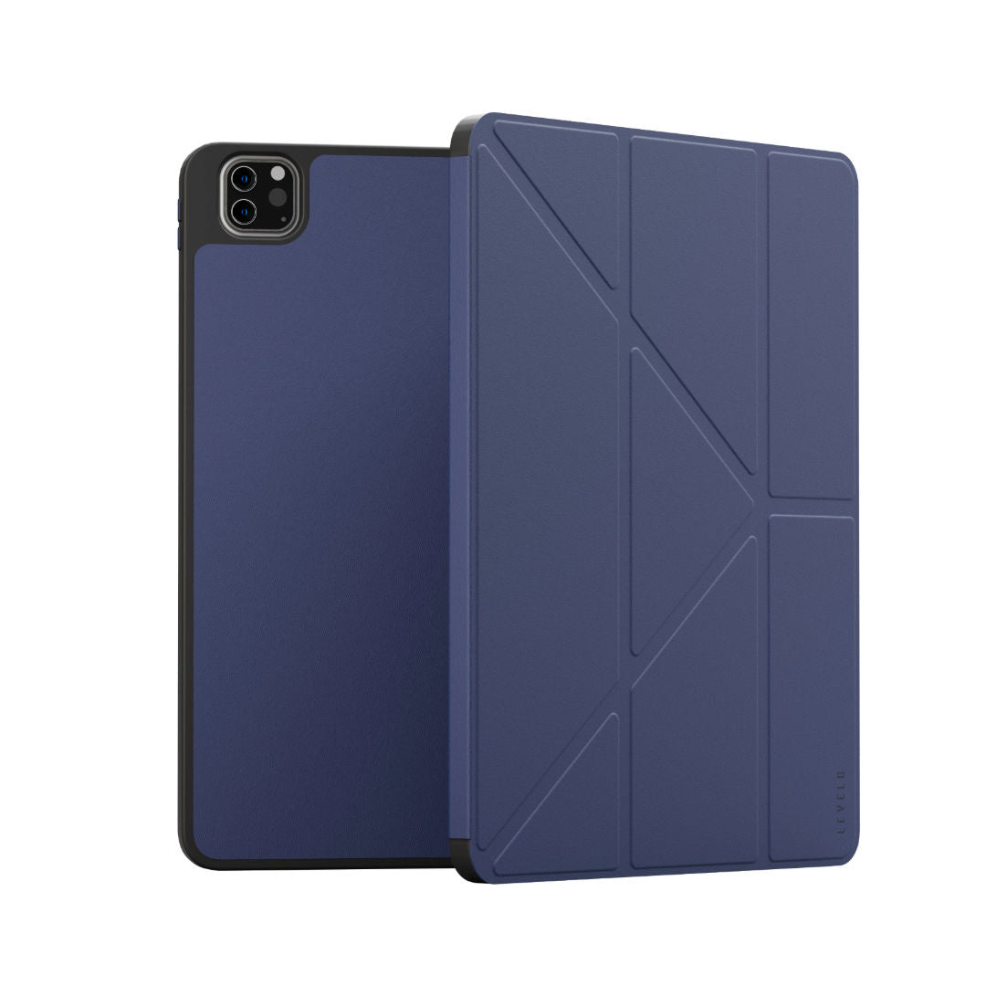 Levelo Elegante Hybrid Leather Magnetic Case for Apple iPad series, Shockproof