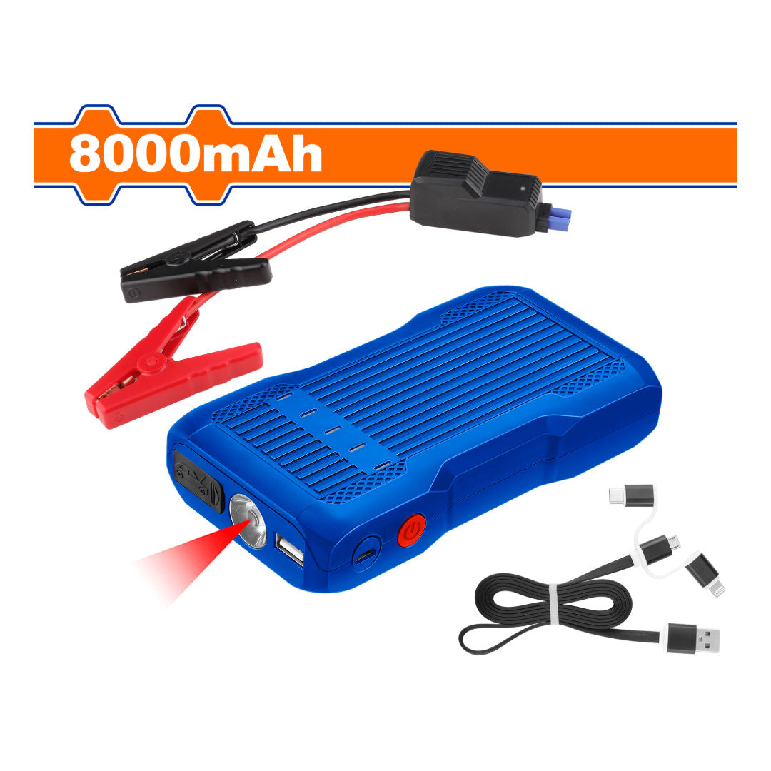 WADFOW Lithium-Ion Jump Starter, 12V