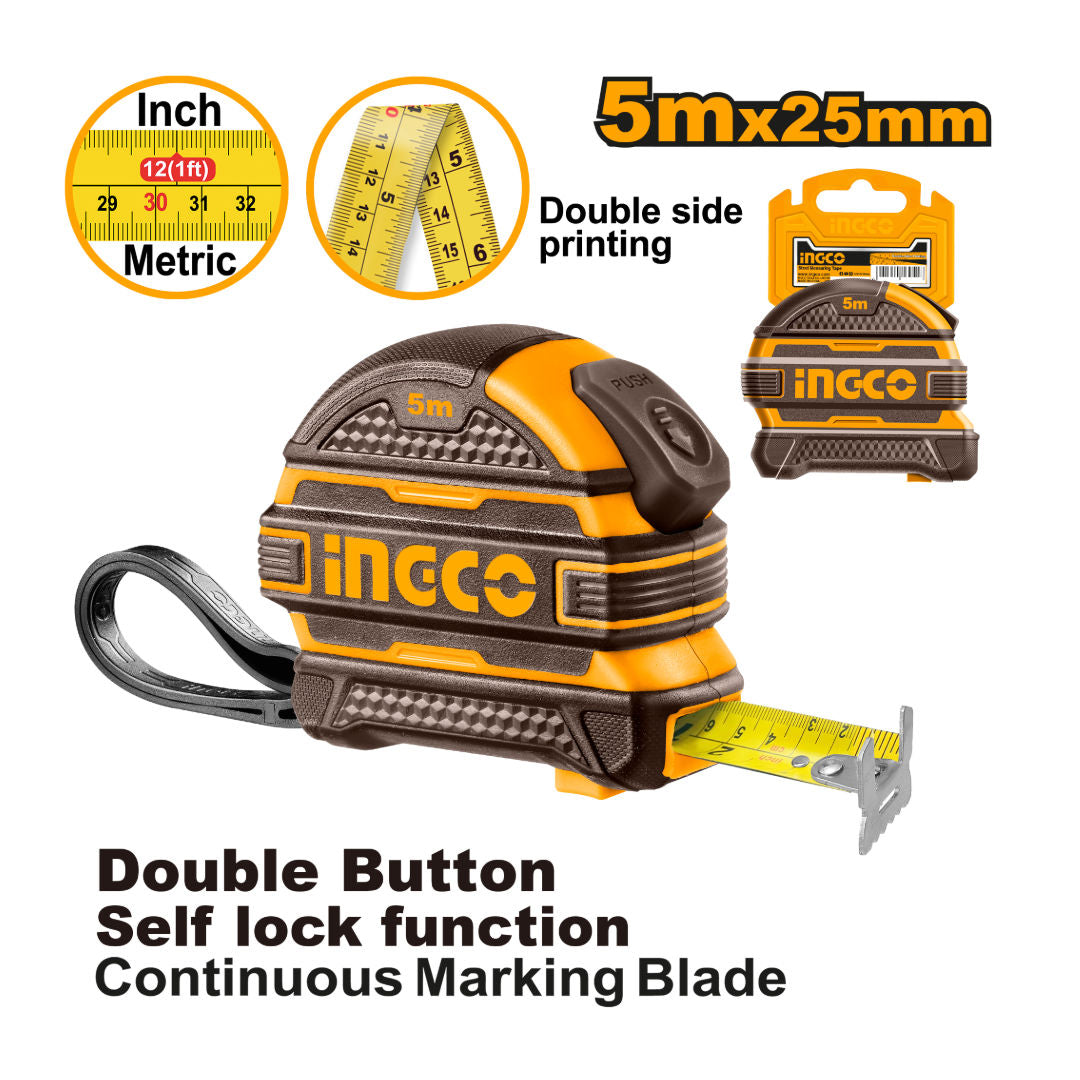 INGCO Steel Measuring Tape