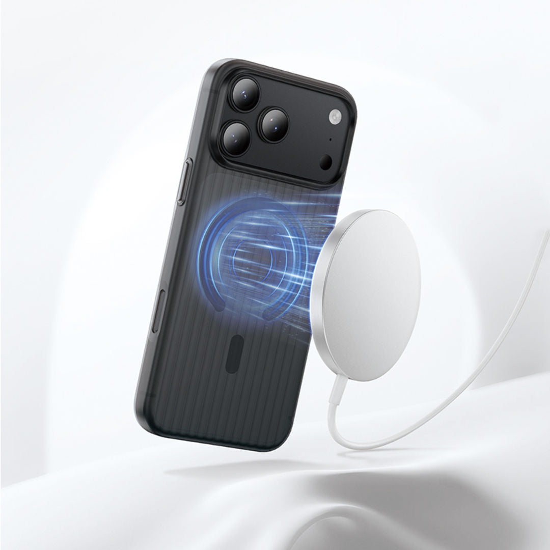 Hoco Fog Magnetic Protective Case for iPhone 18 Pro Max, iPhone 17 Pro Max, Matte Semi-Transparent, Anti-Fingerprint