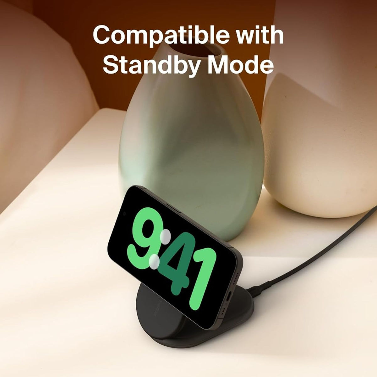 Belkin Boost Charge™ Foldable Qi2 Wireless Charger, 15W