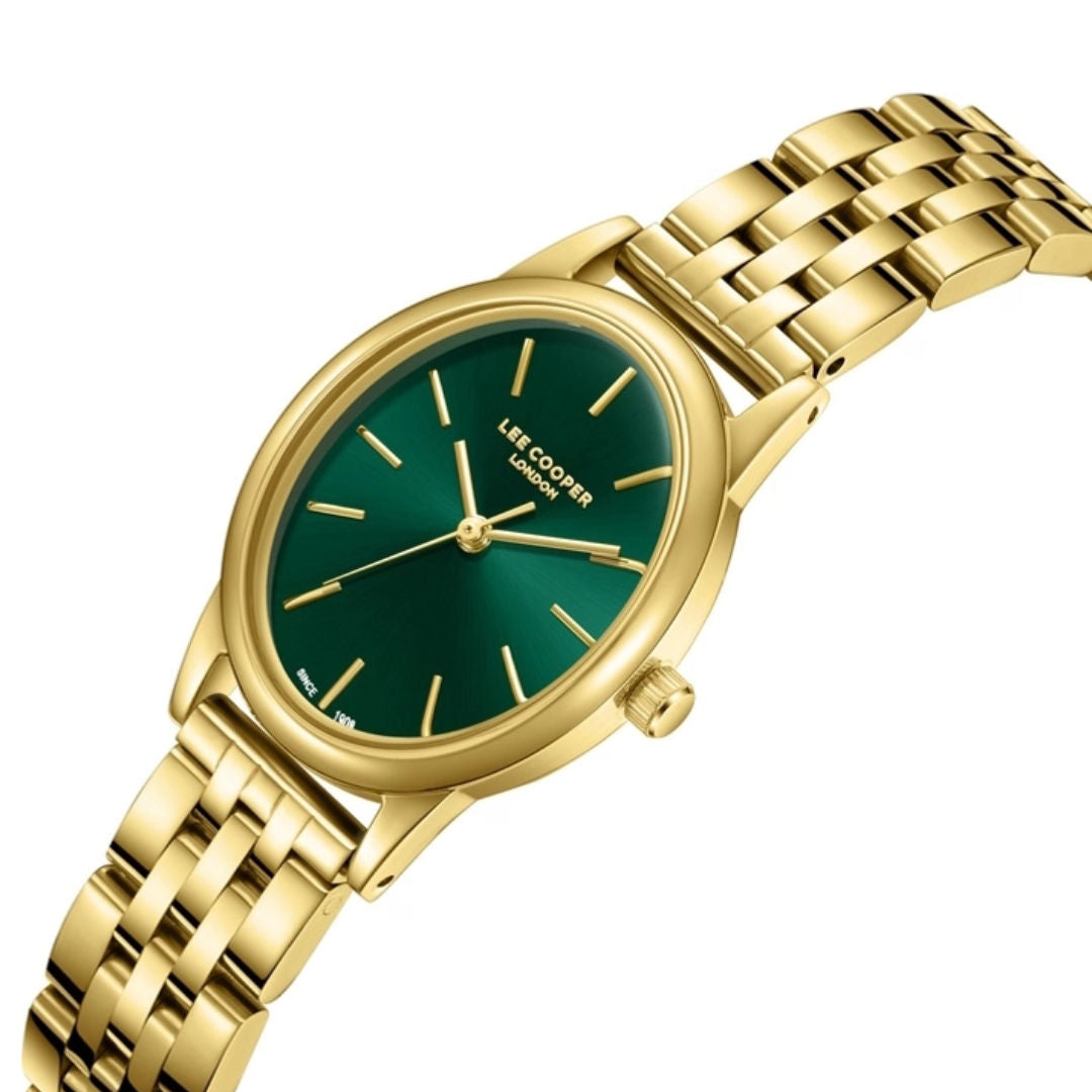 Lee Cooper Women's Analog Super Metal Case Watch Set, LC08319 Series