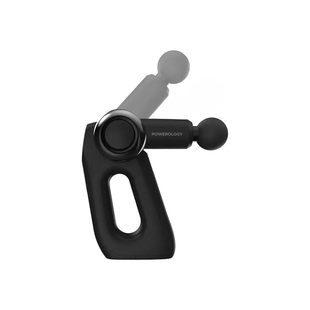 Powerology Full-Body Massage Gun, Black