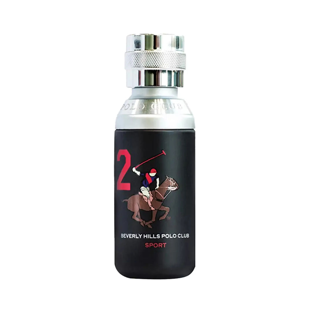 Beverly Hills Polo Club Sport No. 2 Eau de Toilette for Men, 100ml