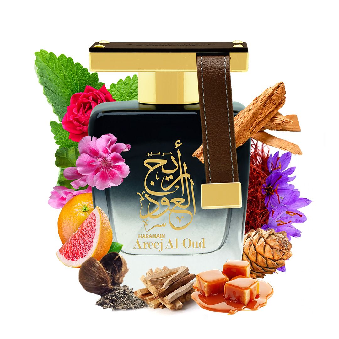 عطر الحرمين أريج العود، 100 مل - عطر عود فاخر