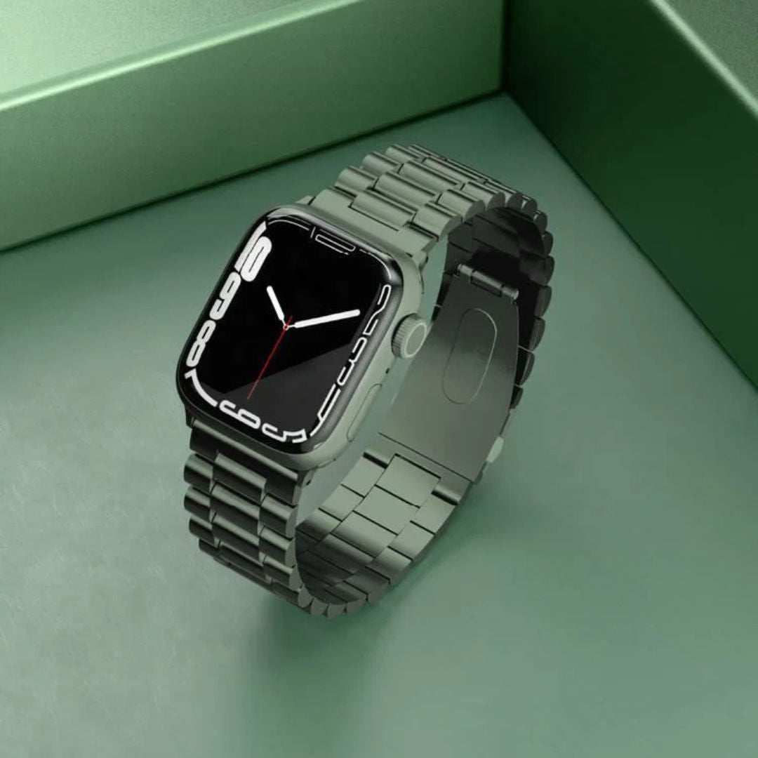 Levelo Daytona Metal Watch Strap For Apple Watch