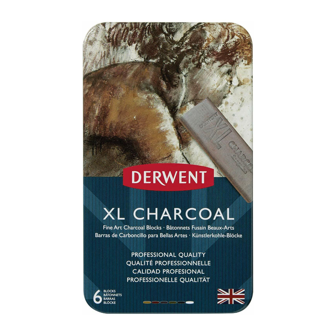 Derwent XL Artist Blocks Professional Quality For Drawing & Mixed Media, 6 Pieces
