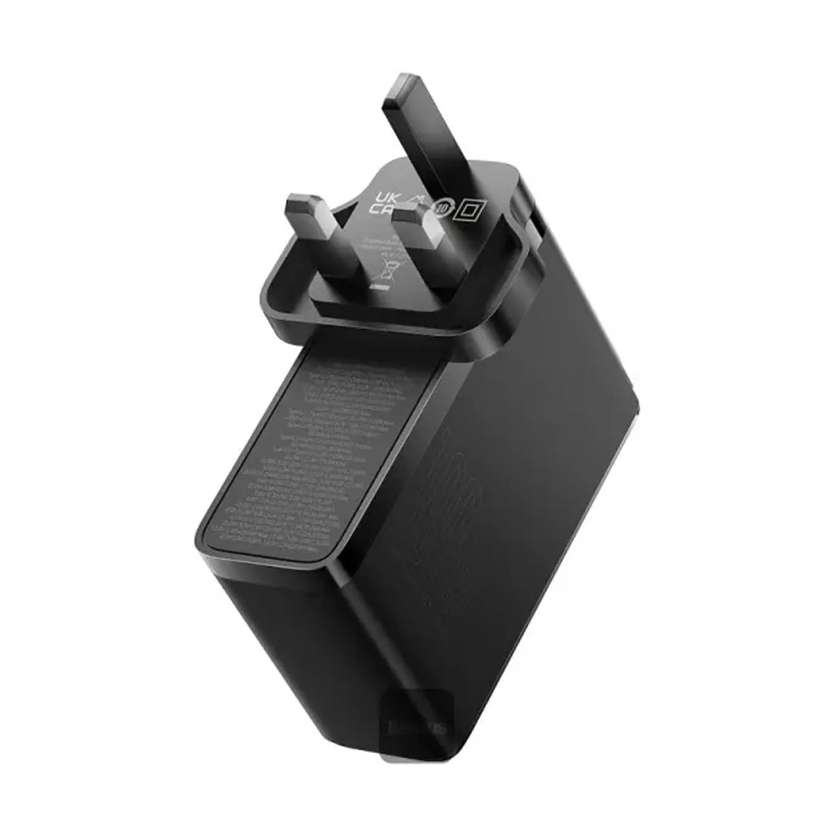 Baseus 100w 4-in-1 GaN5 Pro Fast Charger With 2xUSB-C & 2xUSB-A Ports, Black